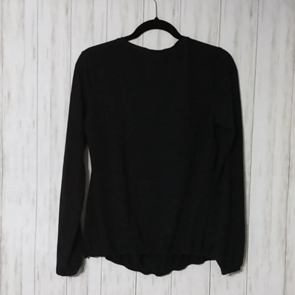 Liz Lange Maternity Shirt Sz L Black - Picture 4 of 4